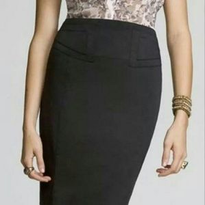 Express High-waist Buckle Back Pencil Skirt